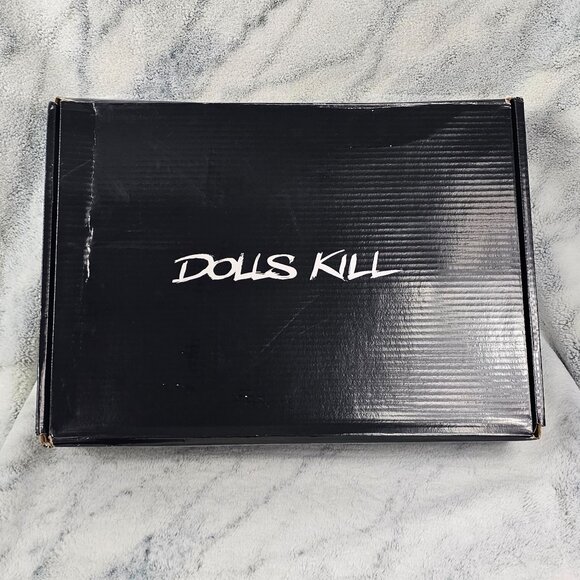 Dolls Kill Trickz N Treatz 10 Dripping Blood Scream Queen Platform Traitor Boots - Picture 12 of 12